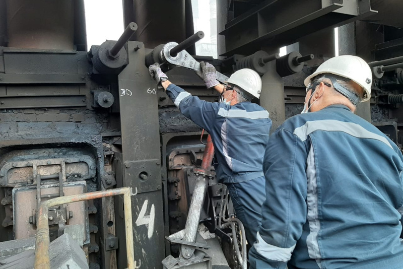 Завершение работ на АО "ЕВРАЗ ЗСМК"